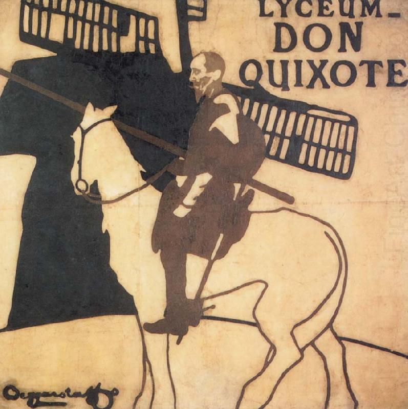 James Pryde and William Nicholson Don Quixote china oil painting image